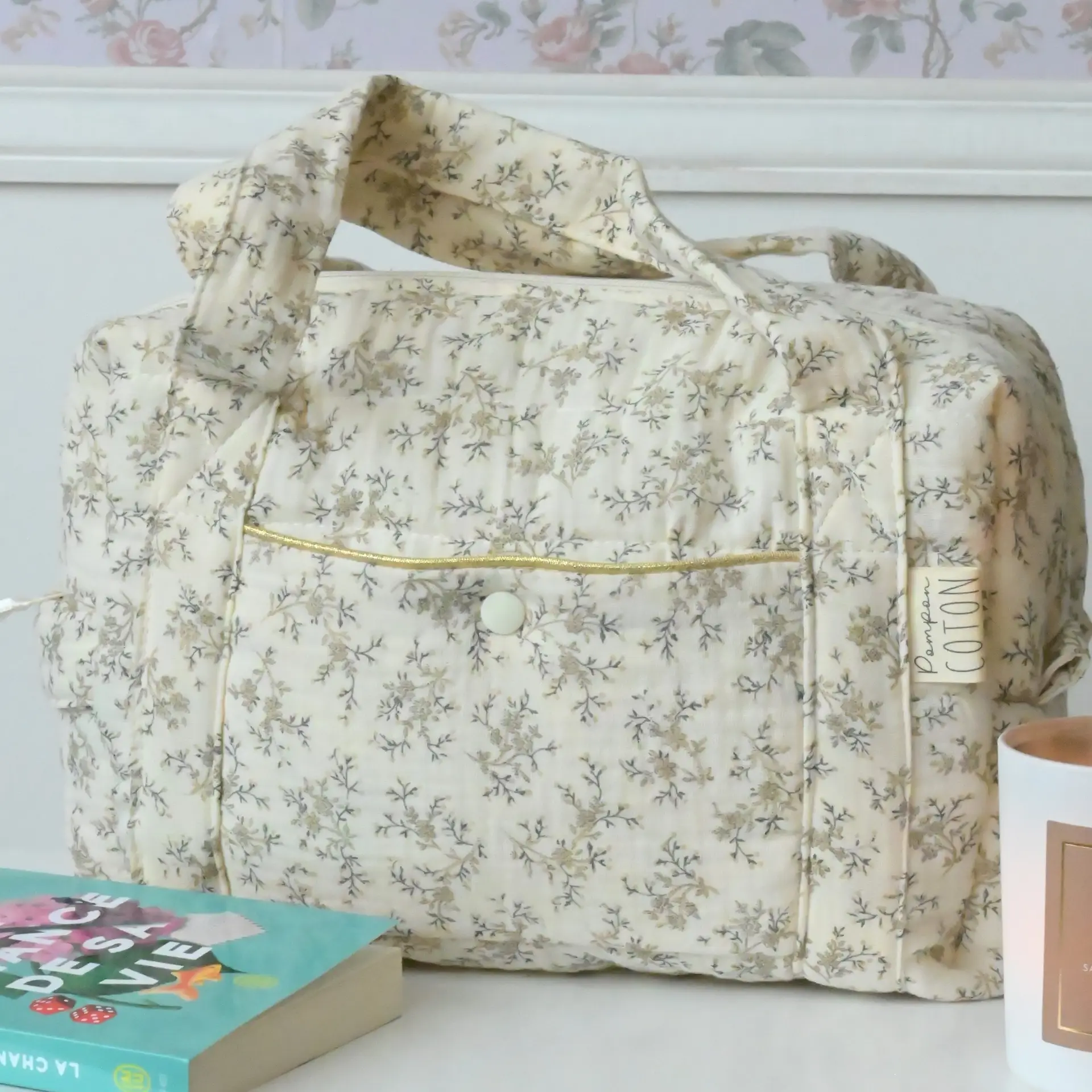 Double vanity gaze de coton – Image 2