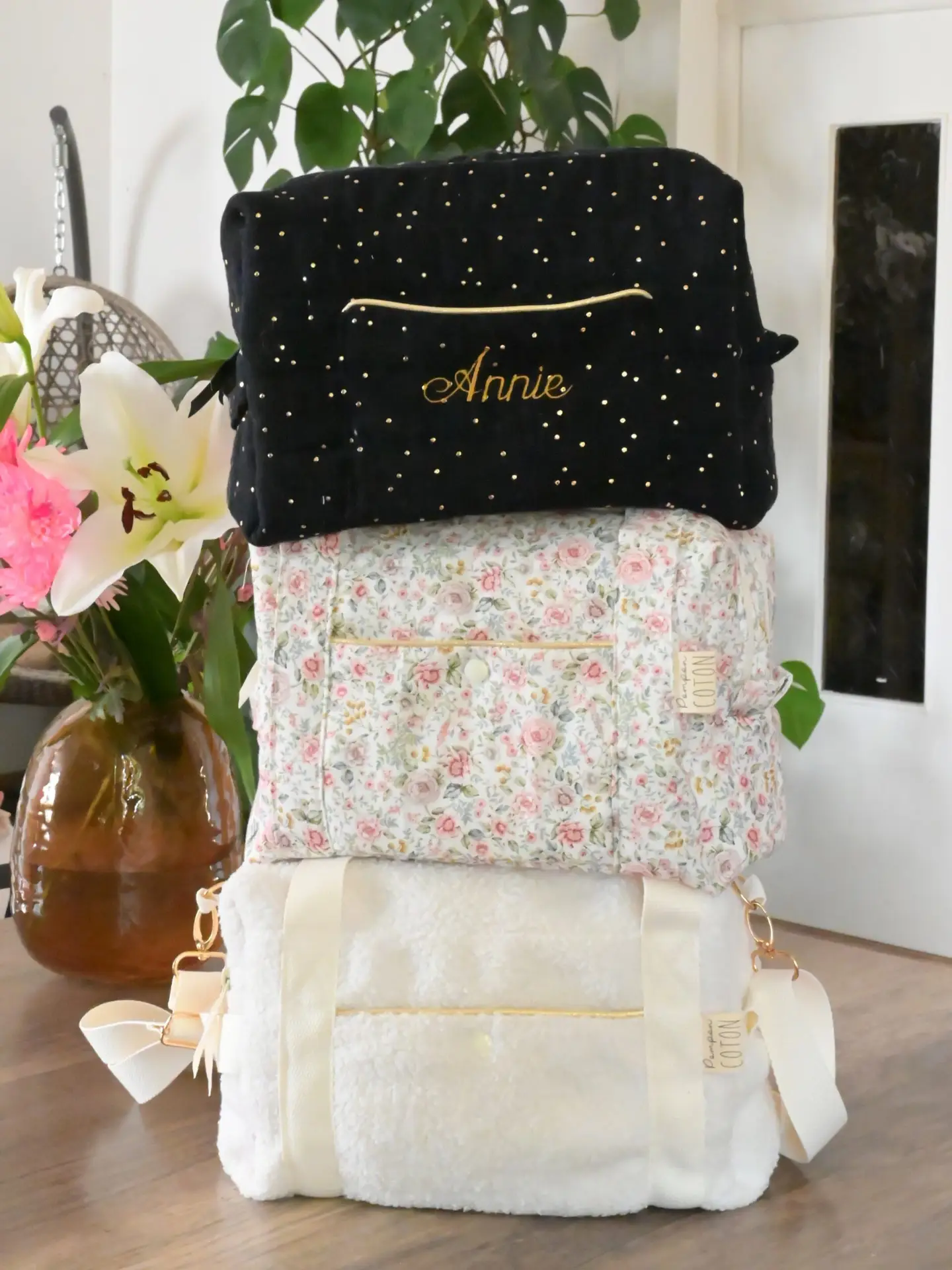 Double vanity gaze de coton – Image 8