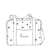 Sac à langer imprimé designer