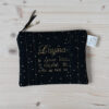 Trousse faire part noir or