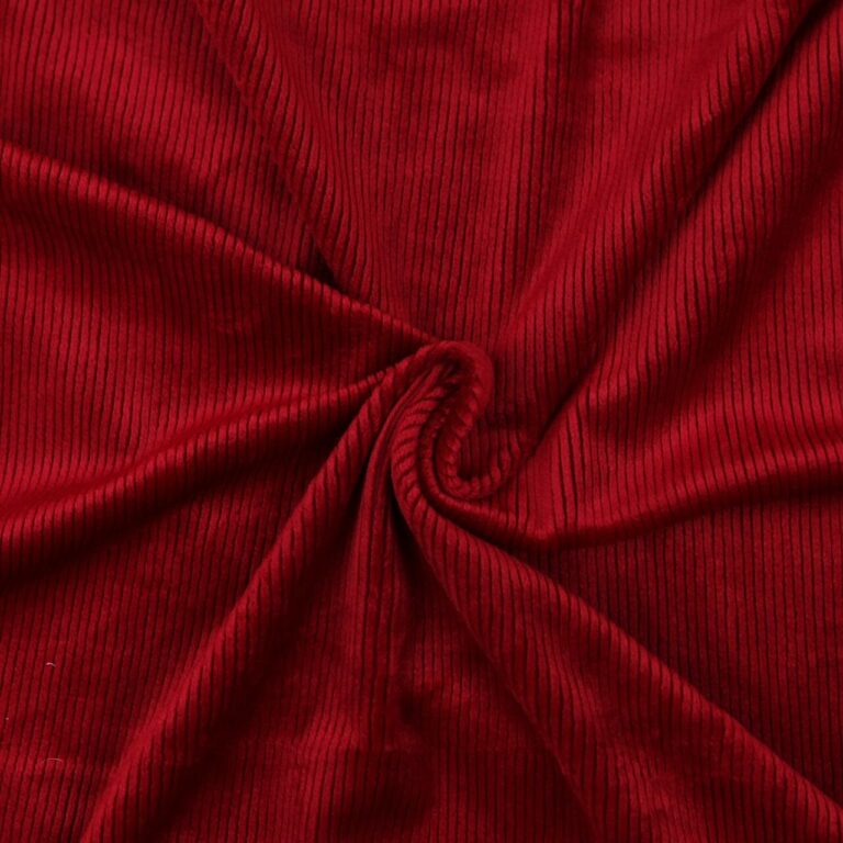 Velours cotelé grenat