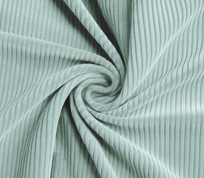 Velours souple vert d'eau