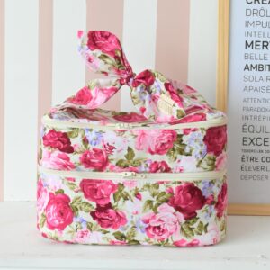 Valisette double Rose pivoine