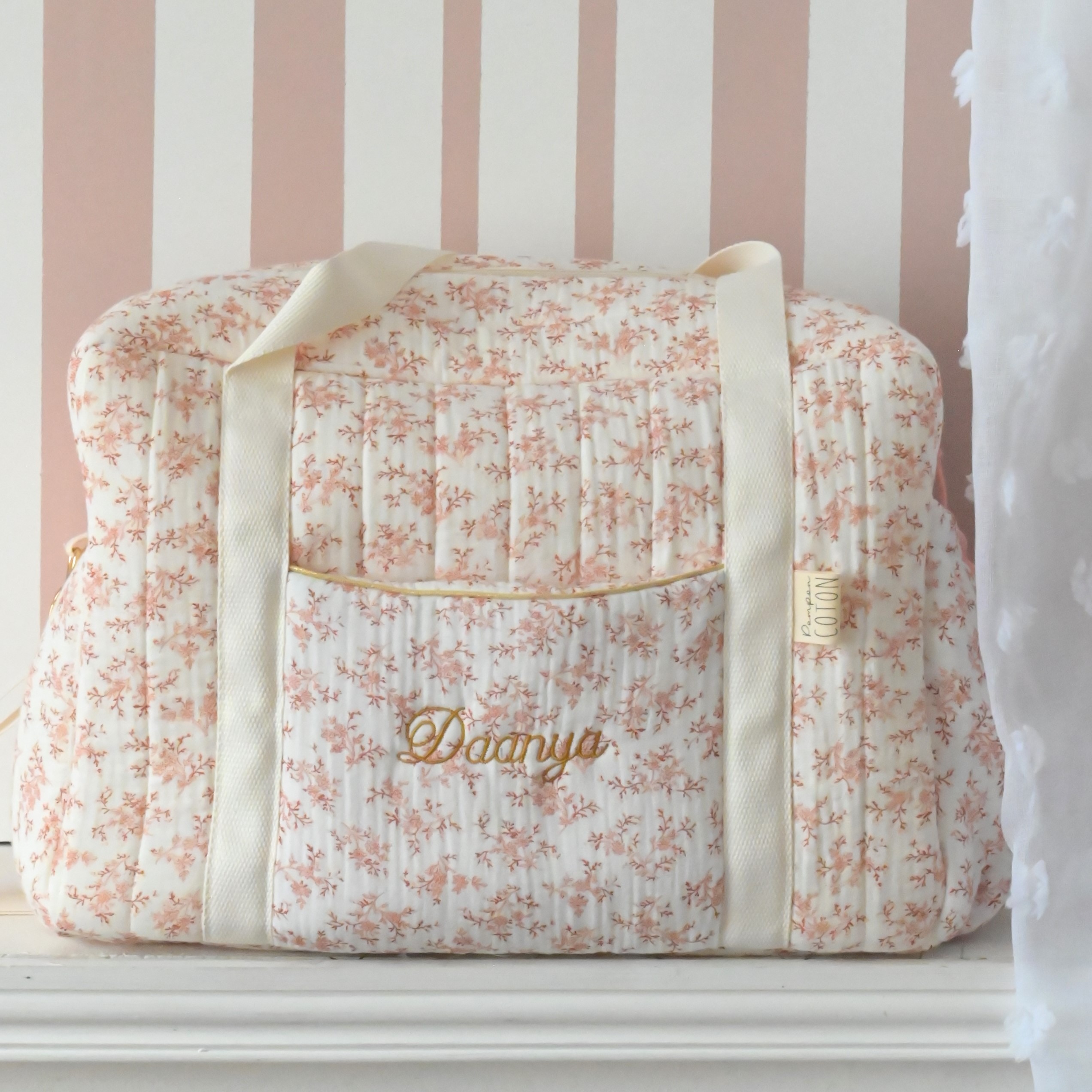Sac ร langer gaze de coton Cocoon Pรชche