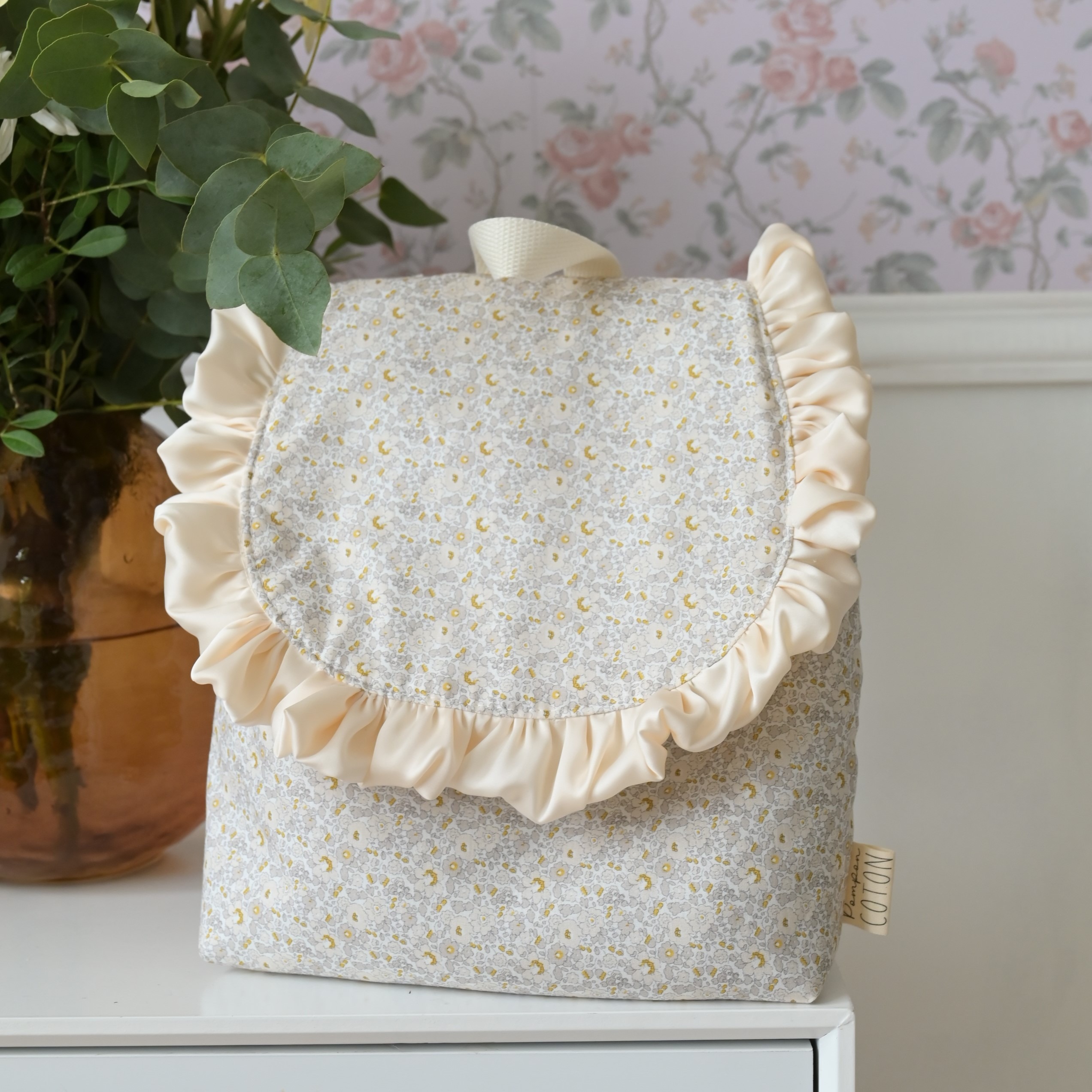 Sac Féérie Fleur miel satinée
