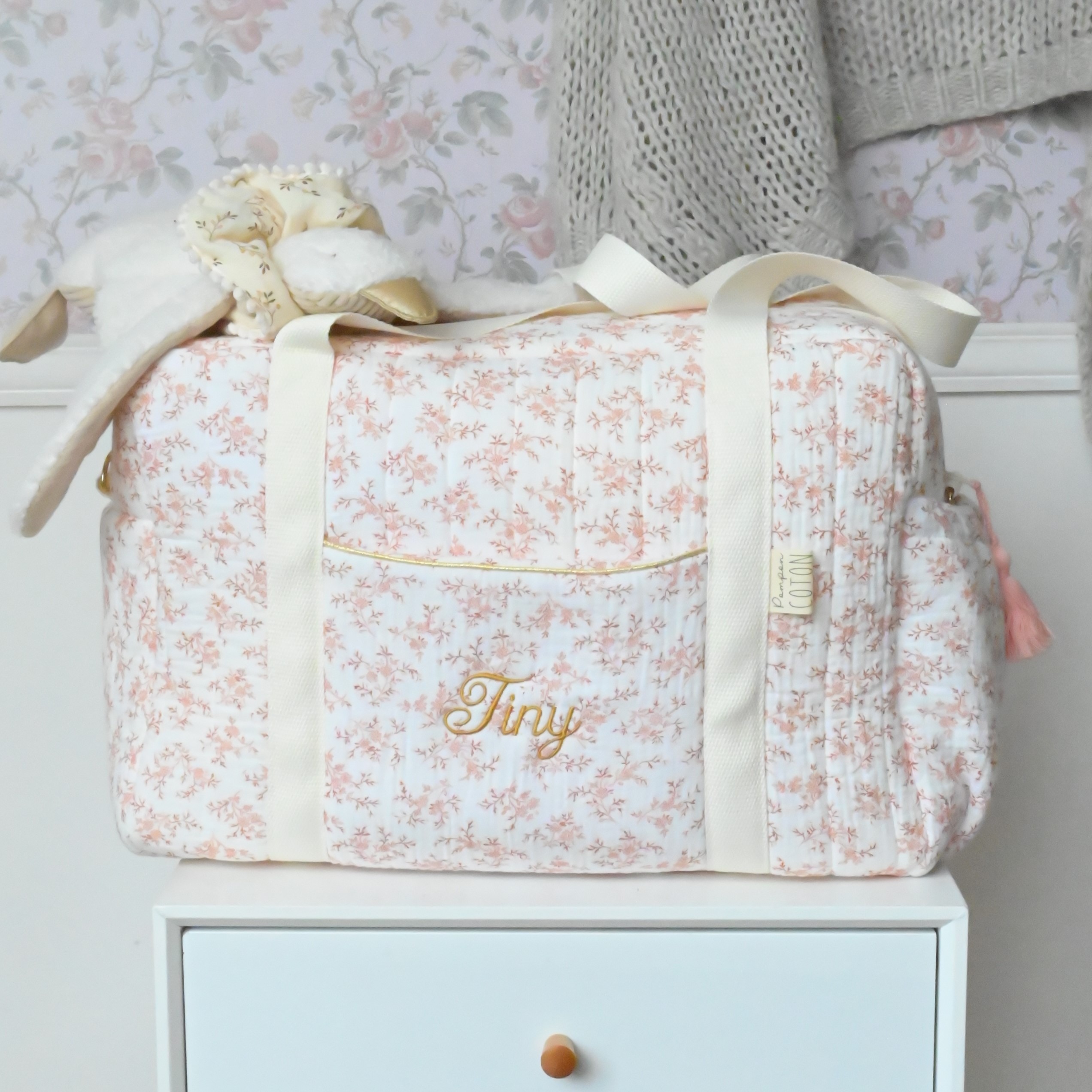 Sac ร langer gaze de coton Cocoon Pรชche โ Image 3